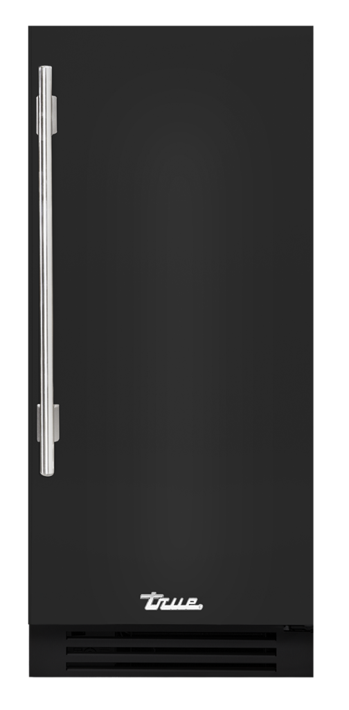 clear ice machine in gloss black