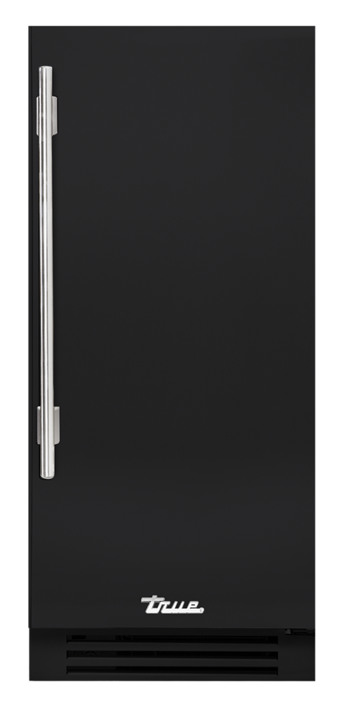 clear ice machine in matte black