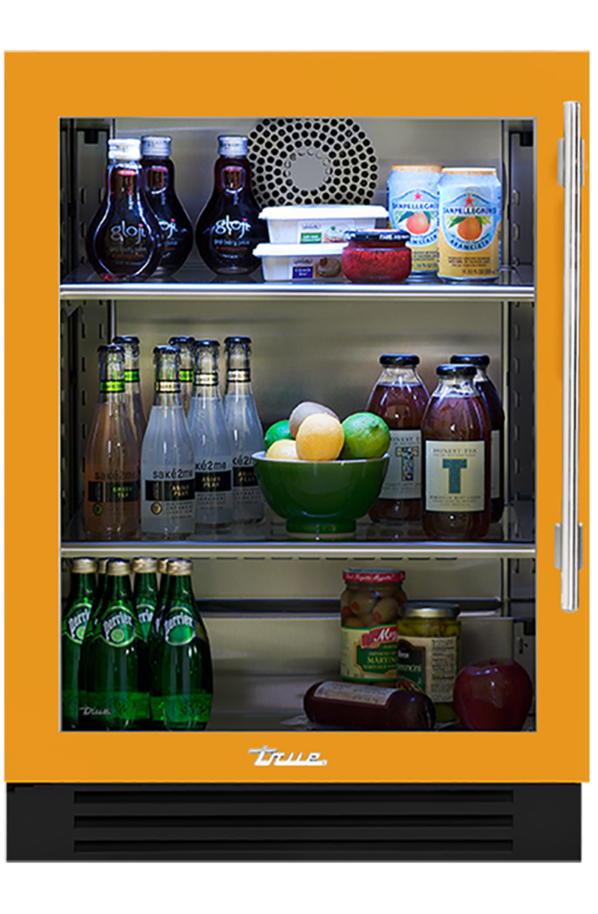 24" Undercounter Refrigerator in Saffron