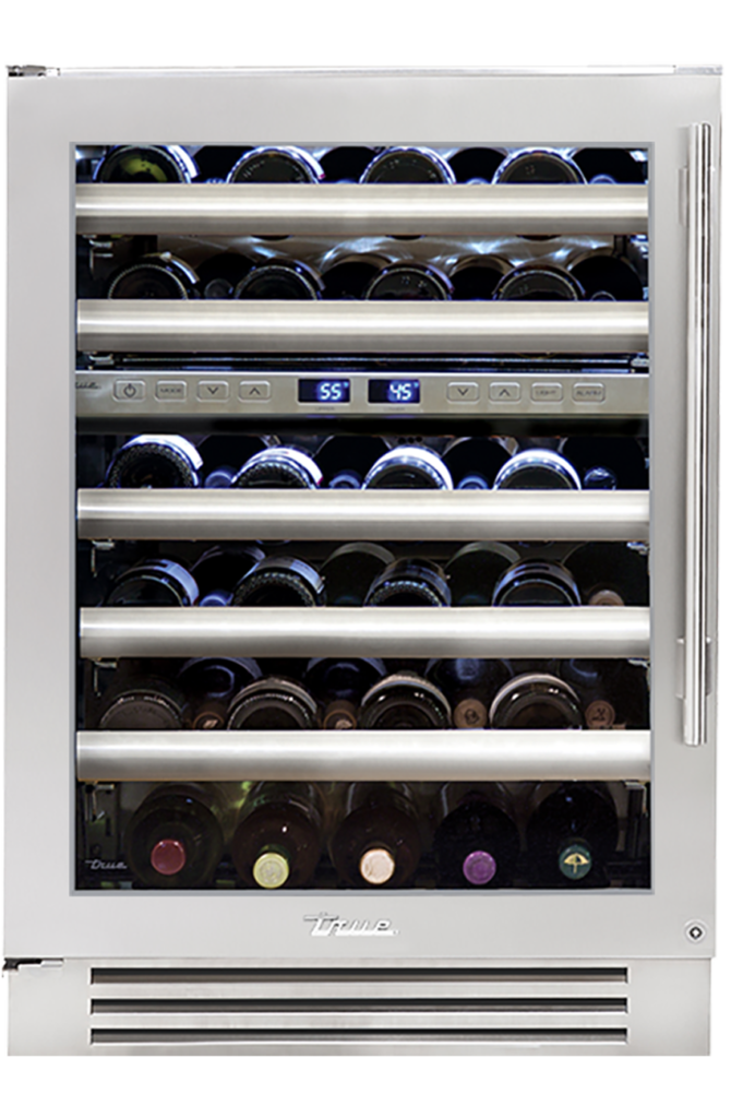 24" Dual Zone Undercounter Wine Cabinet in Stainless