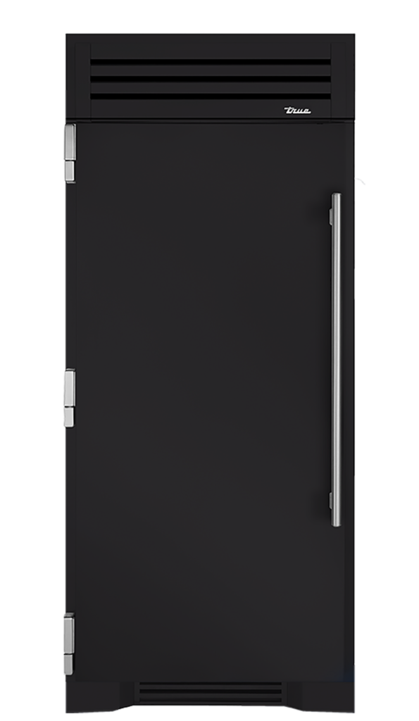 36" Refrigerator Column in Matte Black