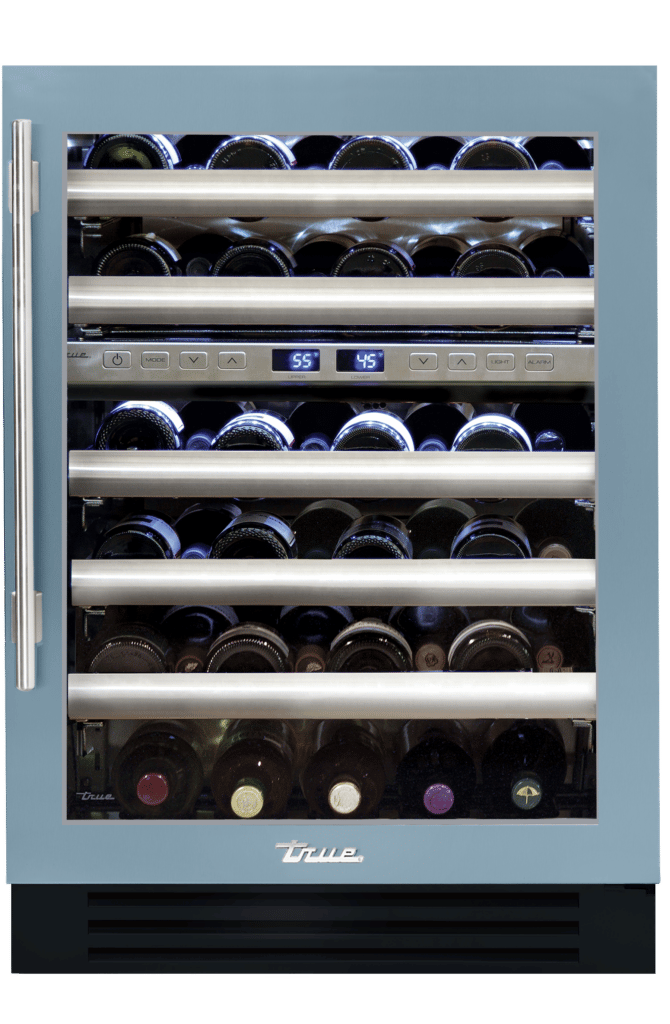 24″ Dual Zone Wine Cabinet Stainless Glass | True Residential