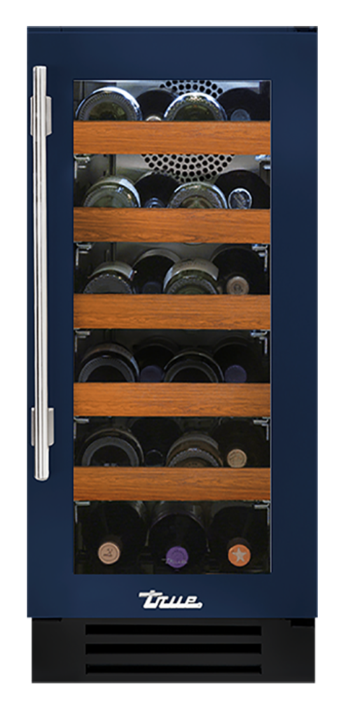 15" Undercounter Wine Cabinet in Cobalt