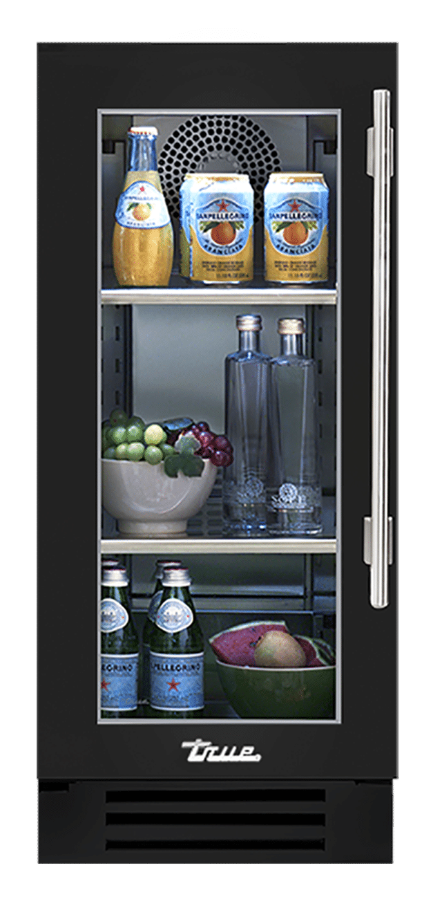 15″ Undercounter Refrigerator Stainless Glass True Residential
