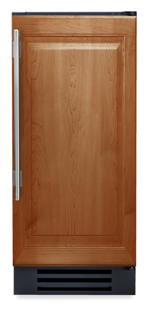 15" undercounter refrigerator with overlay panel