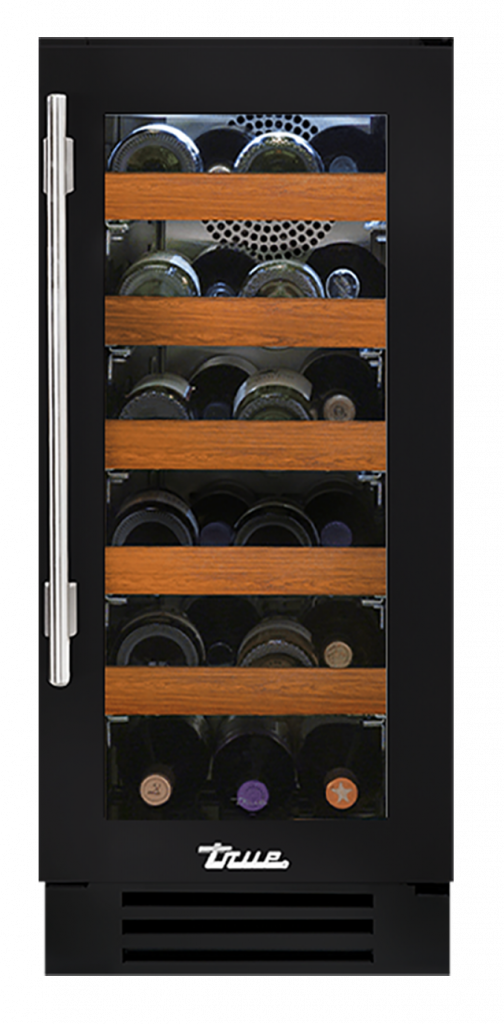 15" Undercounter Wine Cabinet in Matte Black