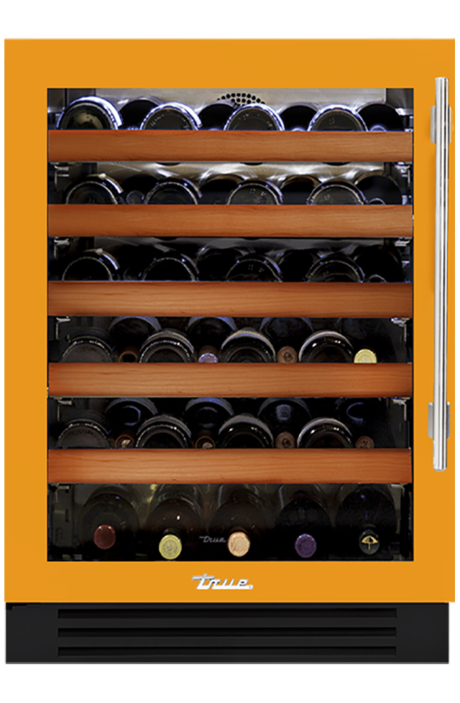 24" Undercounter Wine Cabinet in Saffron
