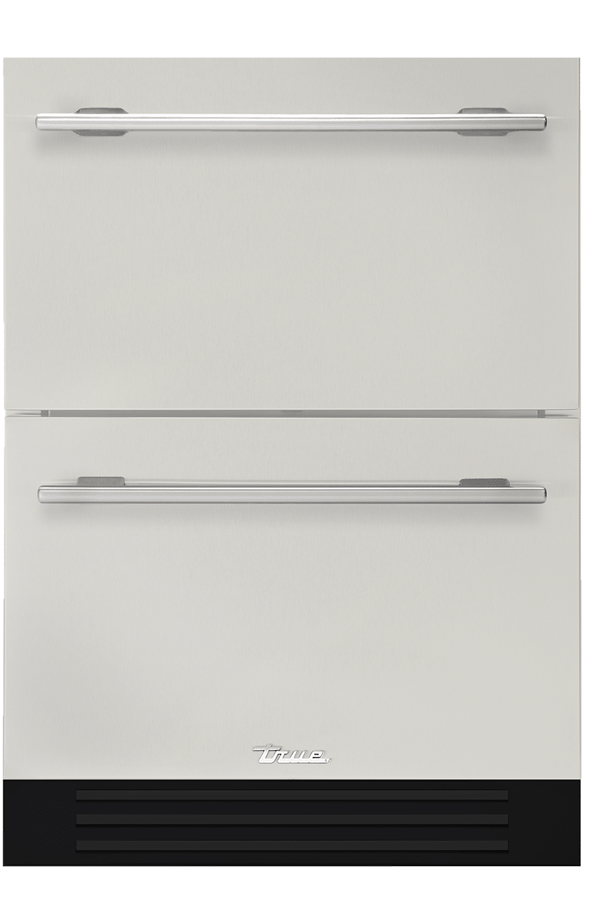 24″ Undercounter Freezer Drawer Solid Stainless True Residential