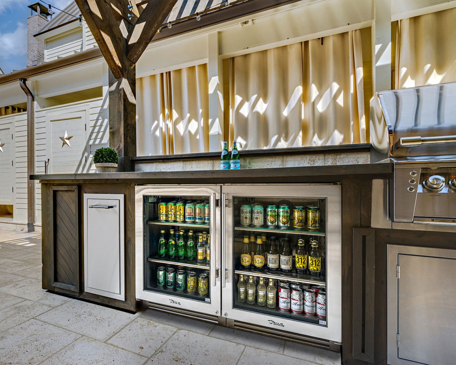 Outdoor Refrigeration True Residential, Outdoor Rated Wine Coolers