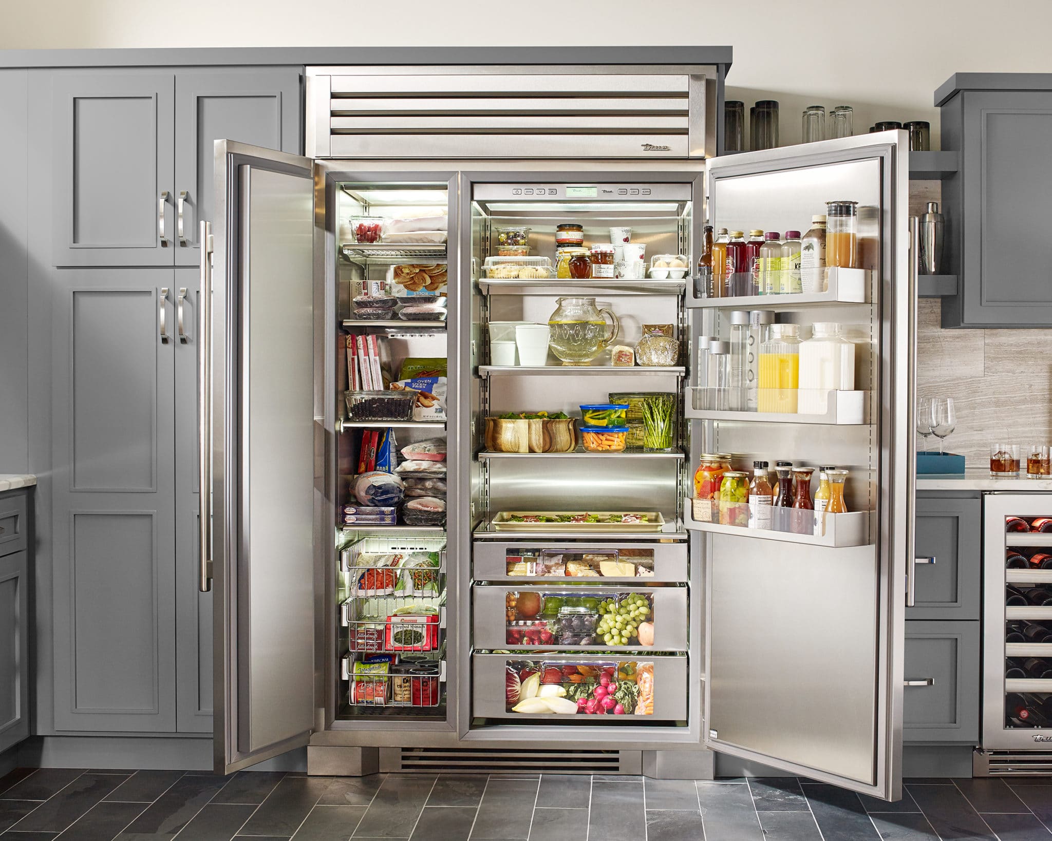 Refrigerator In Kitchen