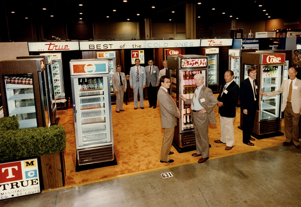true mfg at trade show in 1982