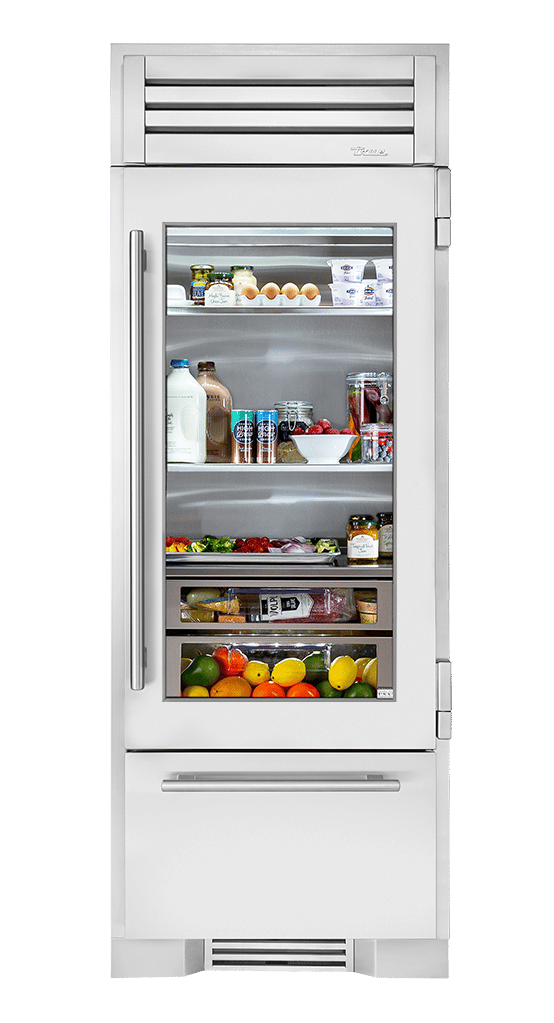 Clear store door freezer